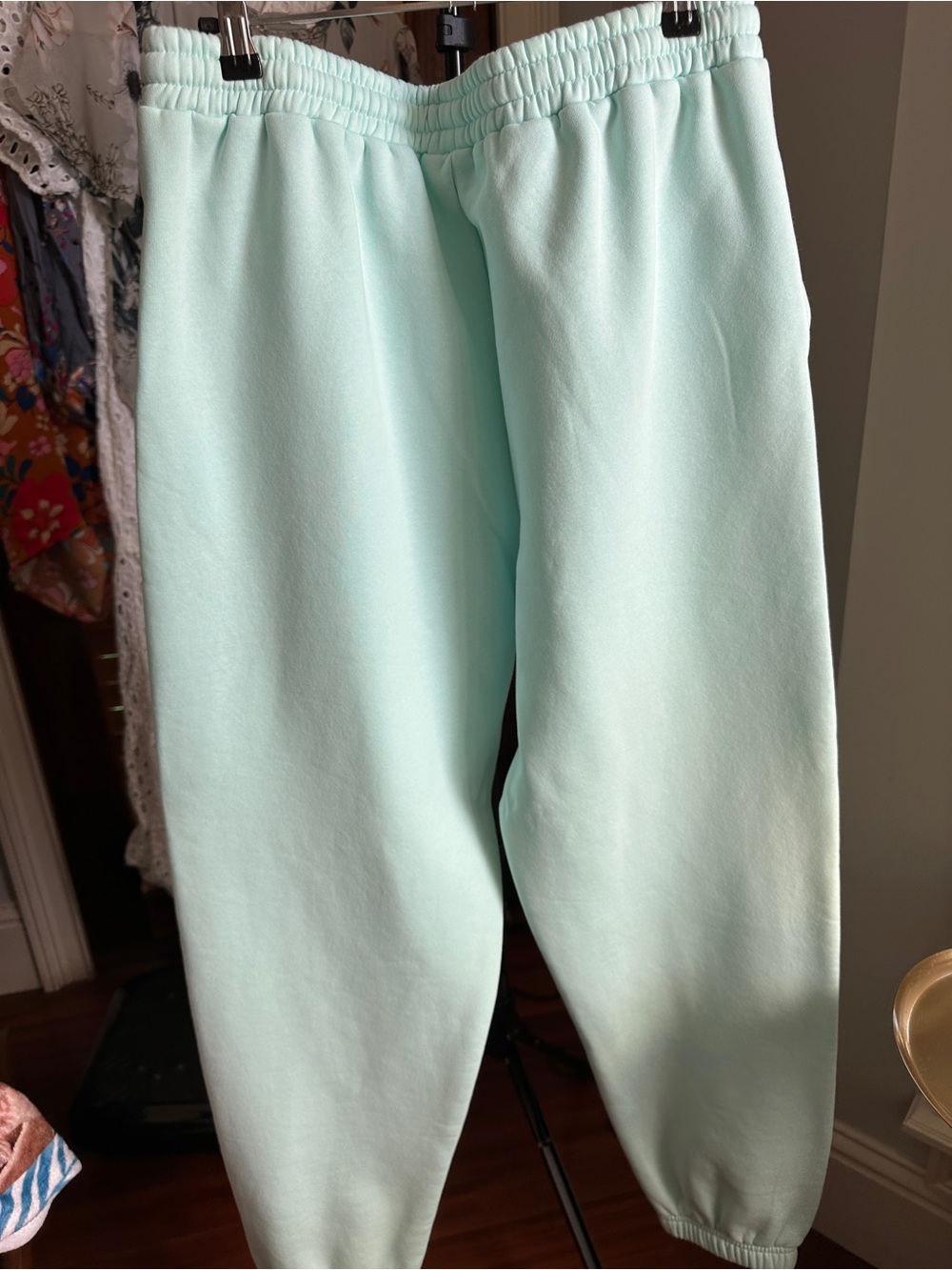White Fox Boutique NWOT Mint Green Track Joggers